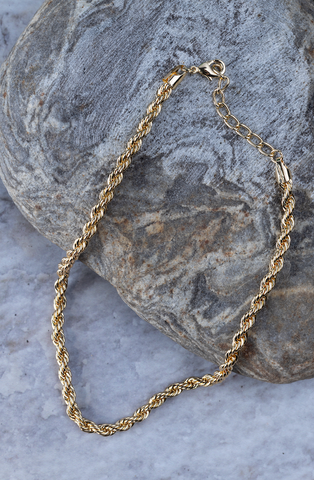 Braided bow necklace